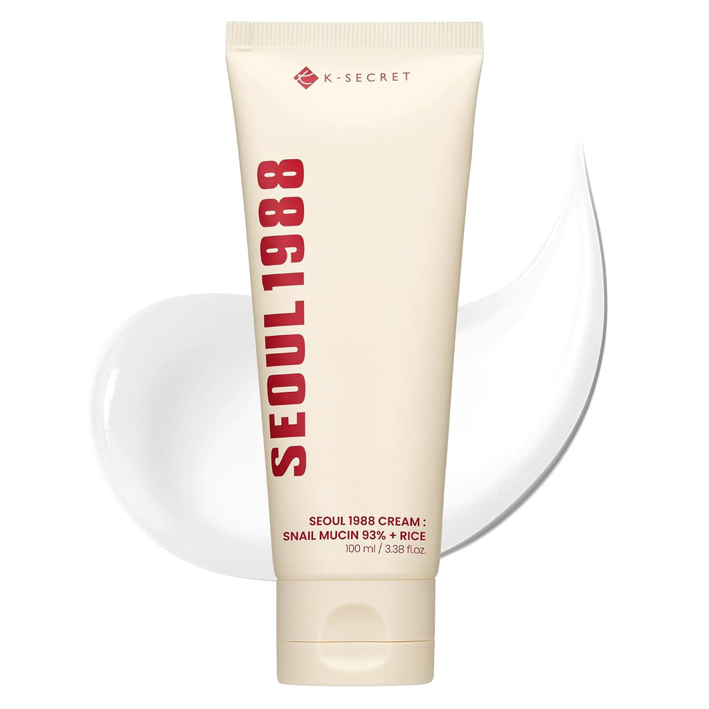 K-SECRET Seoul 1988 Snail Mucin 93% + Rice Cream 100ml - RV Cosmetics