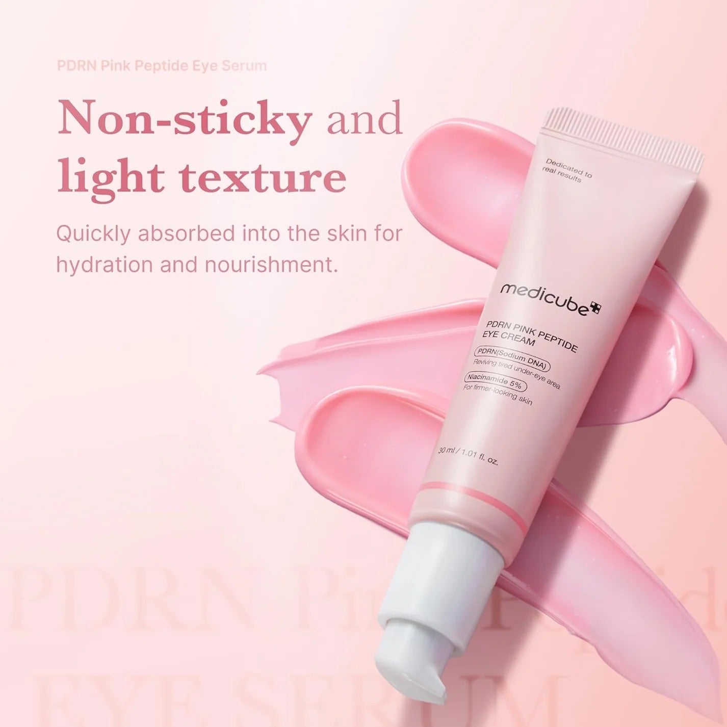 Medicube Pink Eye Cream with PDRN & Peptides (30ml) - RV Cosmetics