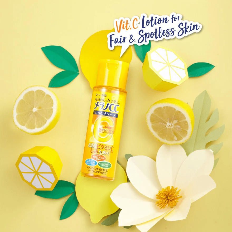 Melano CC Brightening Lotion Rich Moist Vitamin C Toner - RV Cosmetics