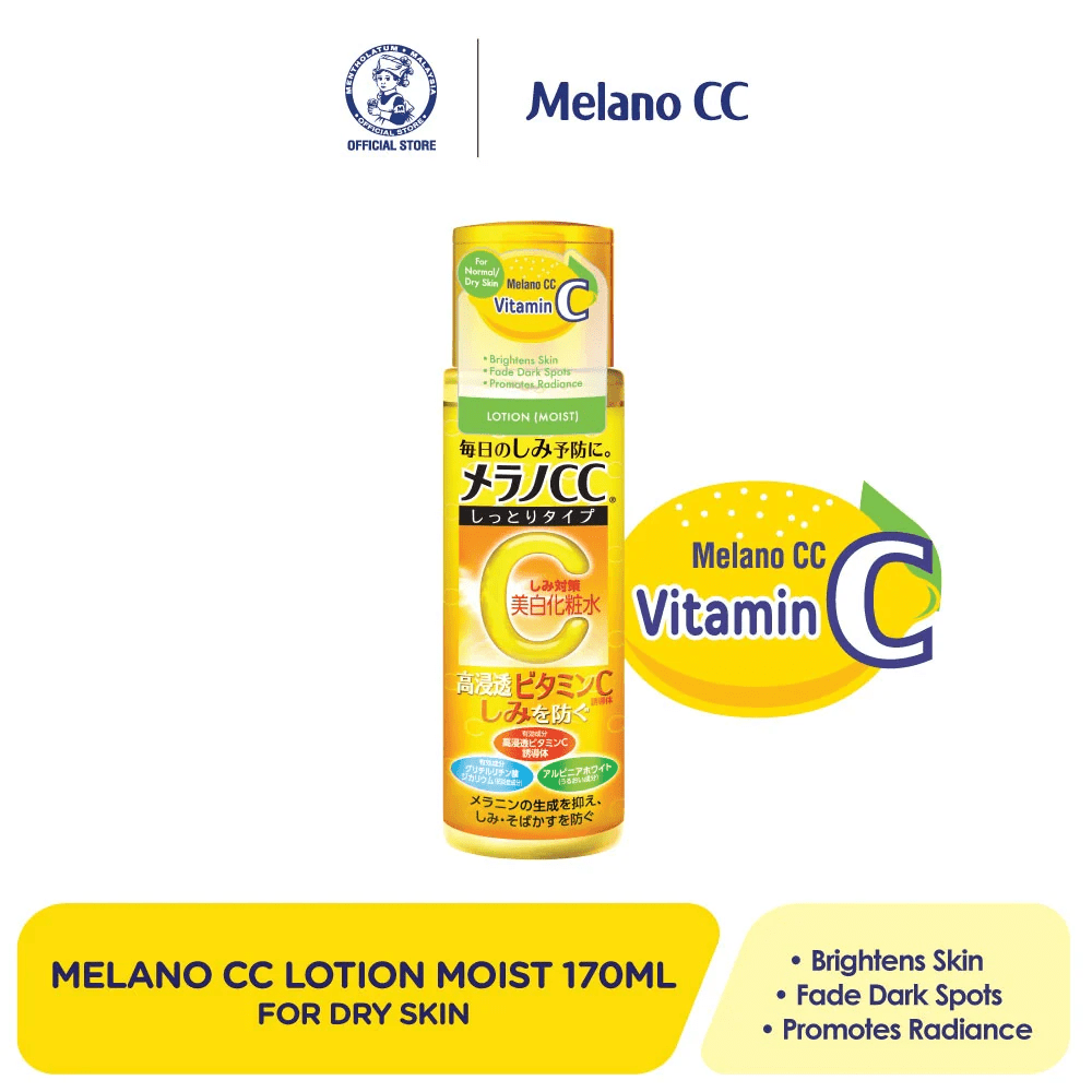 Melano CC Brightening Lotion Rich Moist Vitamin C Toner - RV Cosmetics