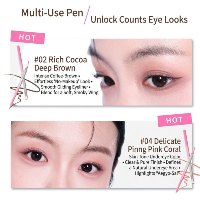 NEIYOU Angled Dual-Ended Gel Eyeliner - RV Cosmetics