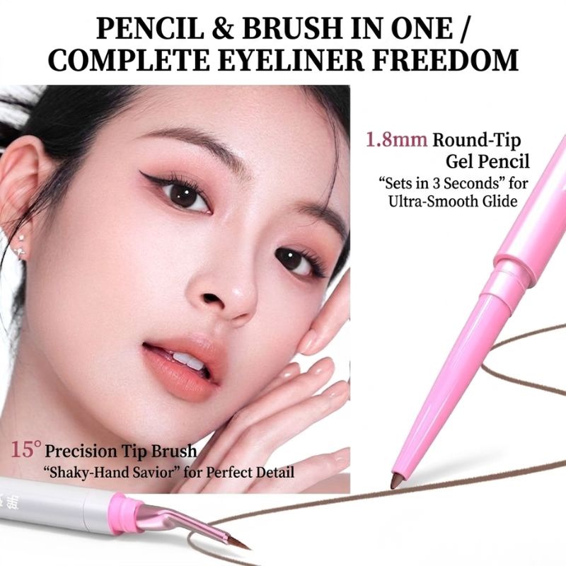 NEIYOU Angled Dual-Ended Gel Eyeliner - RV Cosmetics