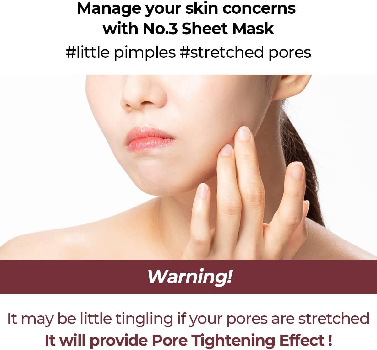 Numbuzin No. 3 Tingle-Pore Softening Sheet Mask - RV Cosmetics