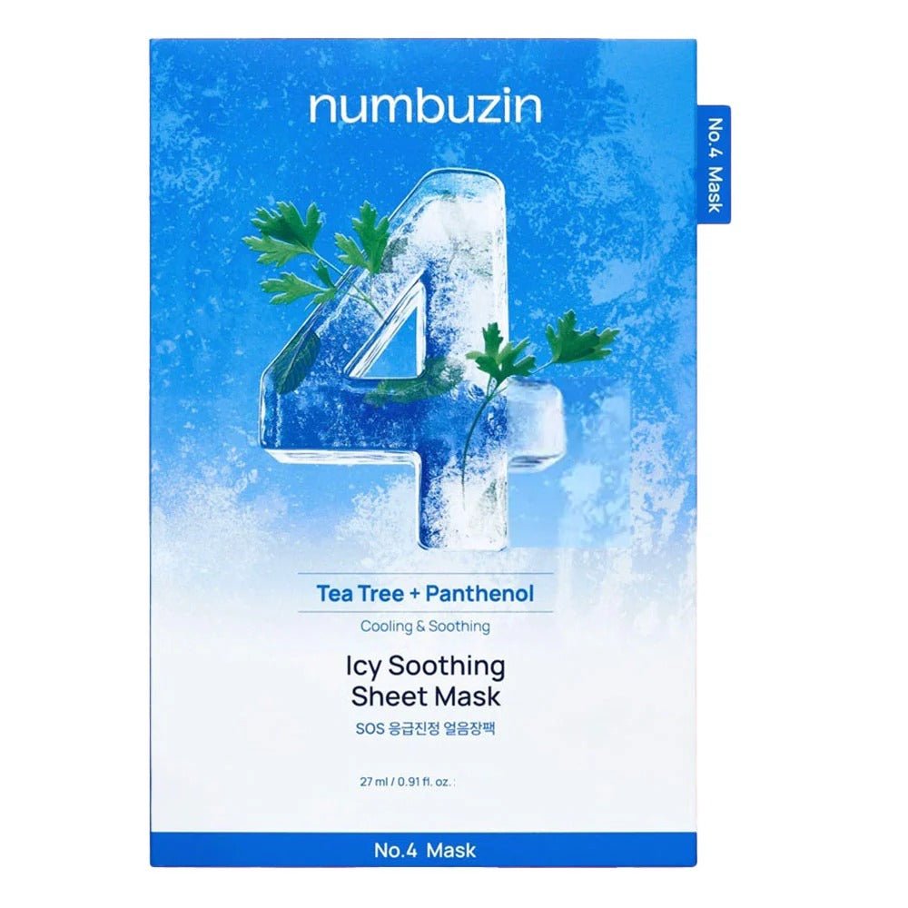 Numbuzin No.4 Icy Soothing Sheet Mask - RV Cosmetics