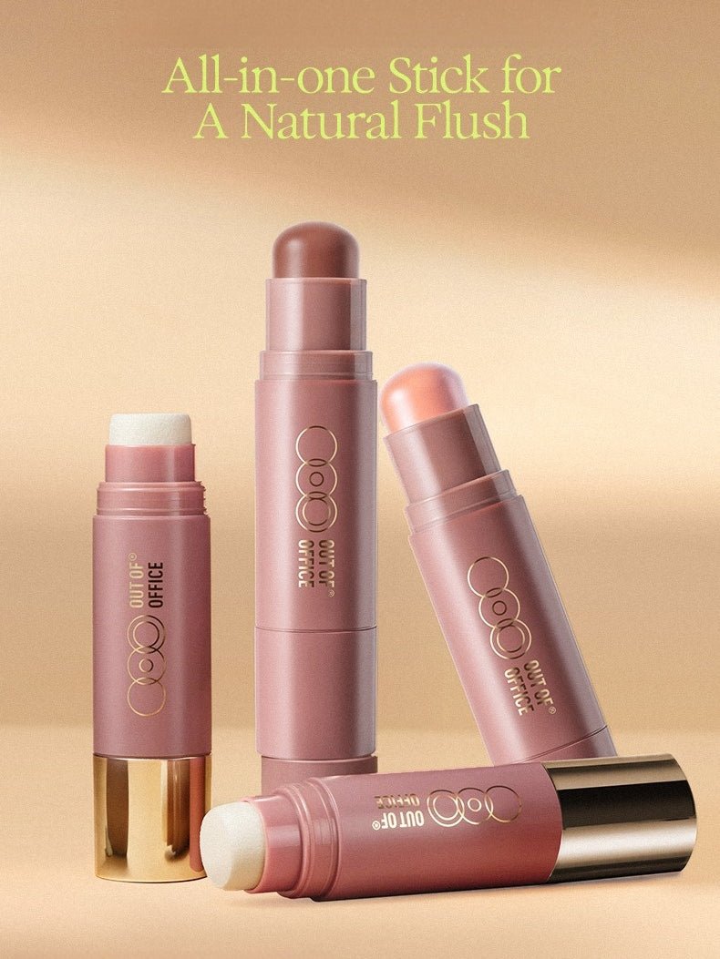 OUT OF OFFICE Contour · Highlight · Blush Glowfix Sculpting Stick - RV Cosmetics