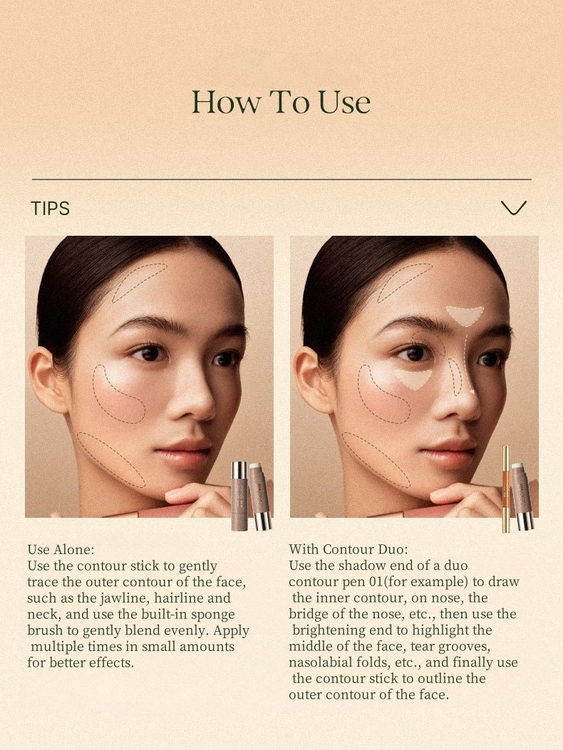 OUT OF OFFICE Contour · Highlight · Blush Glowfix Sculpting Stick - RV Cosmetics