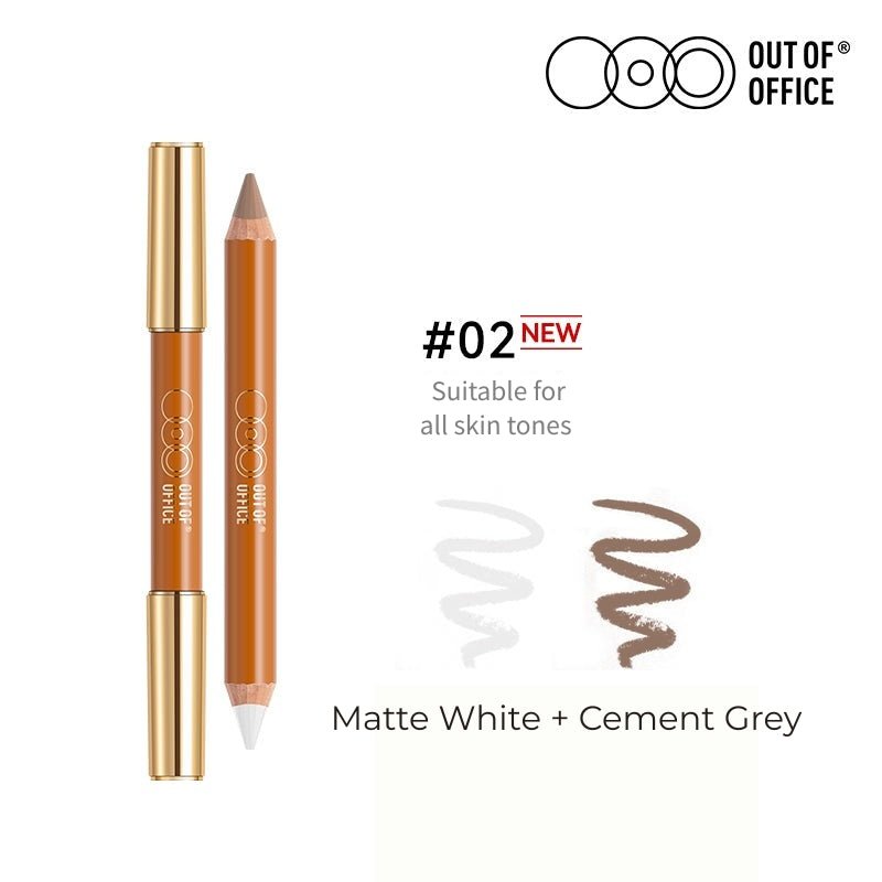 Out of Office Contour & Highlight Duo Pencil (+sharpener） - RV Cosmetics