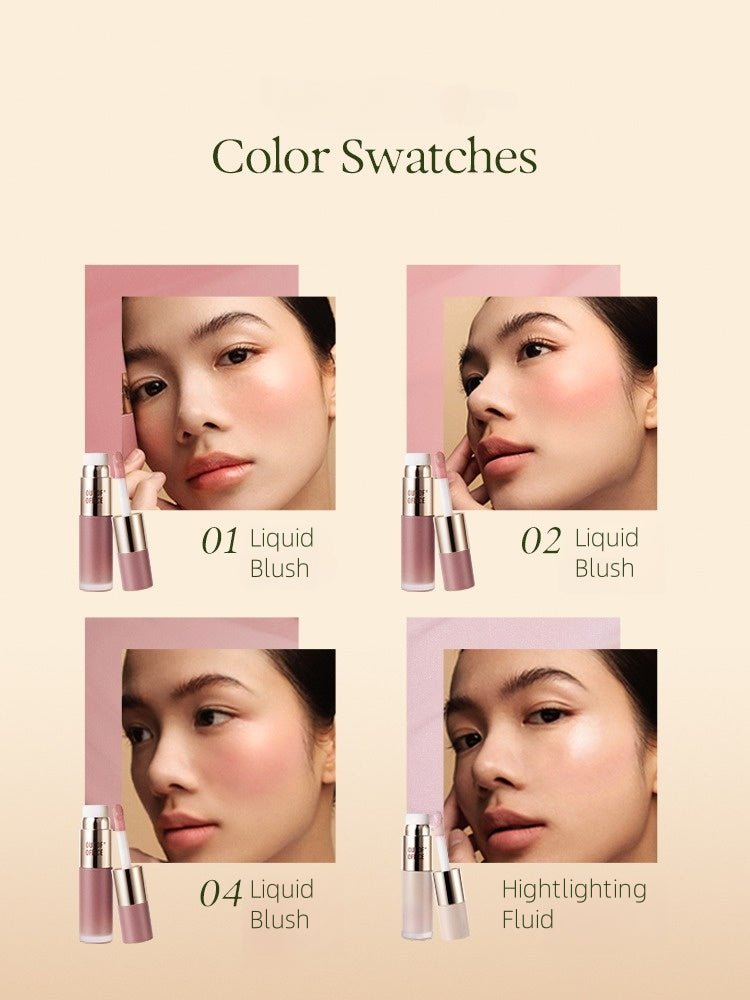 OUT OF OFFICE Lumeglow Multi-Use Liquid Blush - RV Cosmetics
