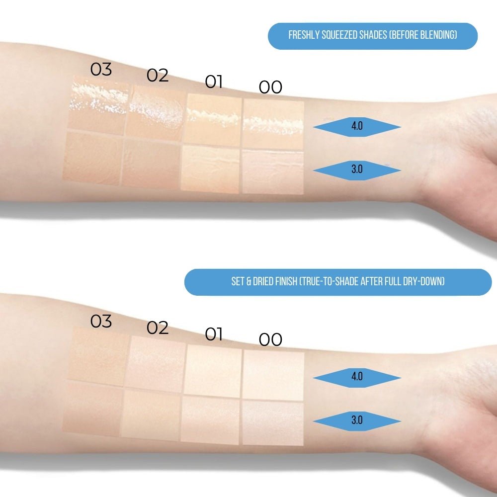 PASSIONAL LOVER Sea Island Edition Creamy Velvet Blur Lasting Foundation 4.0 - RV Cosmetics