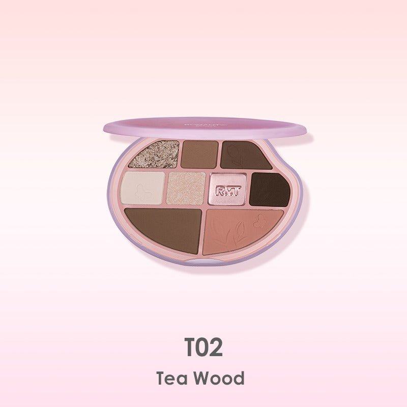 Romantic Beauty Comprehensive 9 Colour Flower Palette - RV Cosmetics