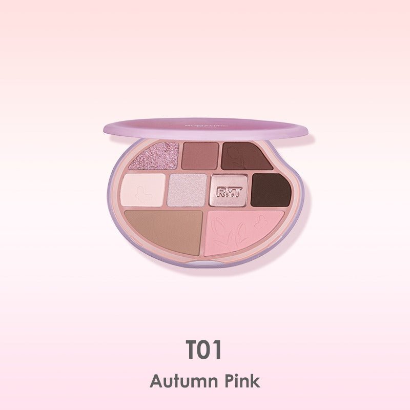 Romantic Beauty Comprehensive 9 Colour Flower Palette - RV Cosmetics