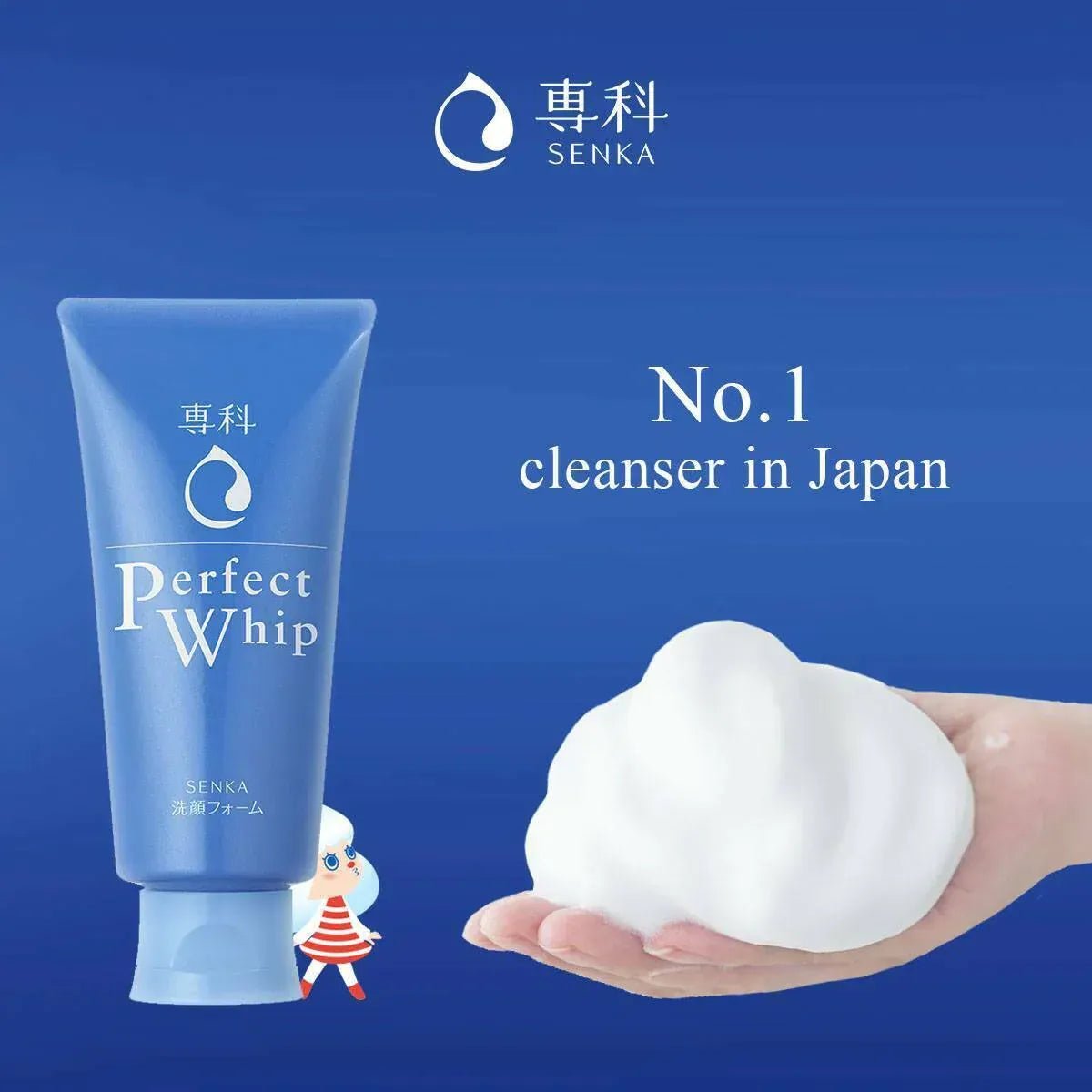 SENKA - Perfect Whip Facial Cleansing Foam 120ml - RV Cosmetics