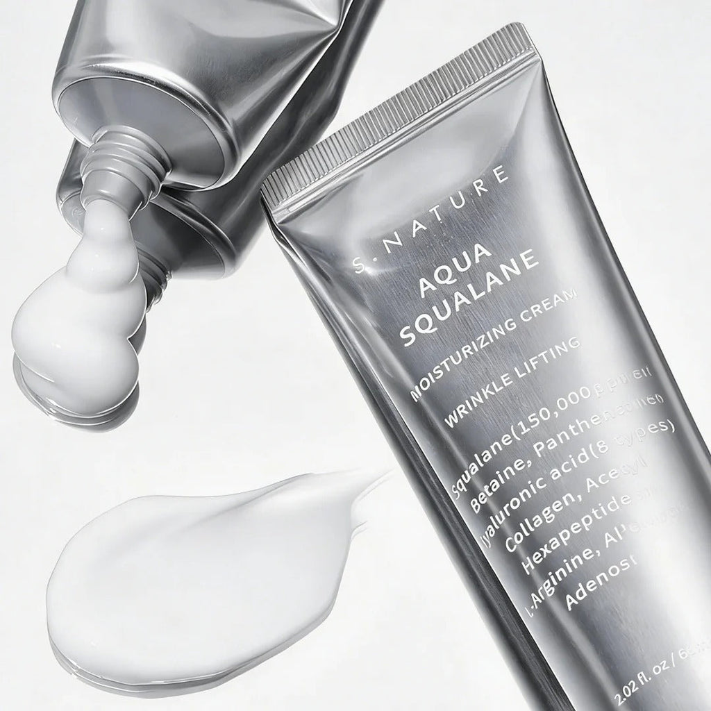 S.NATURE Aqua Squalane Moisturizing Cream 30ml – Lightweight Hydrating Face Cream - RV Cosmetics