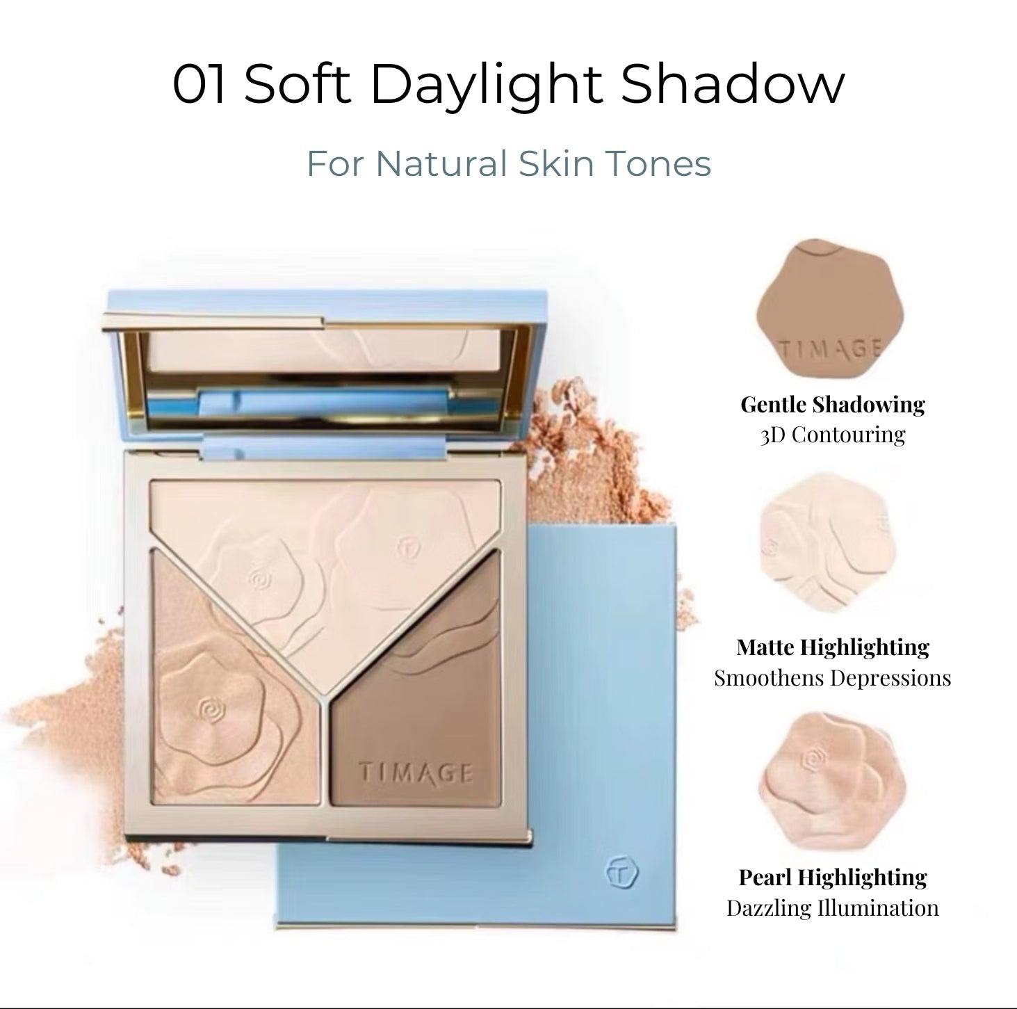 TIMAGE Light and Shadow Blending Palette - RV Cosmetics