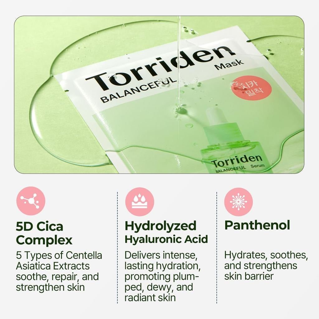 Torriden Balanceful Cica Mask Sheet - RV Cosmetics
