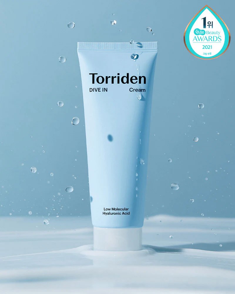 TORRIDEN moisturizer Dive-In Low Molecular Hyaluronic Acid Cream 80ml - sensitive skin - RV Cosmetics