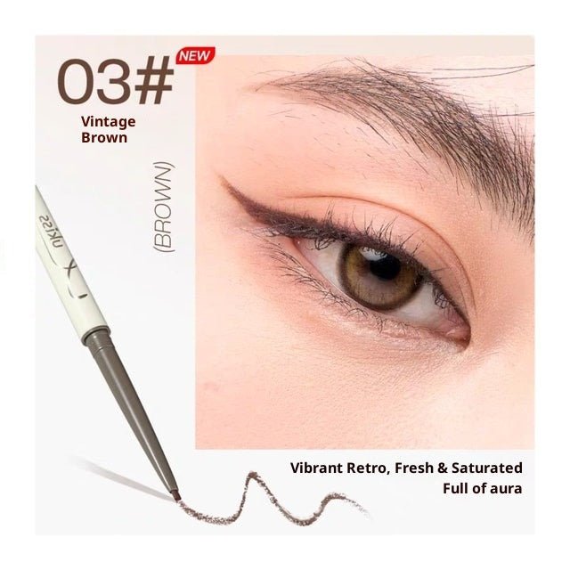 UKISS Dual-Ended Blade Brush waterproof pencil Eyeliner Gel Pen - RV Cosmetics