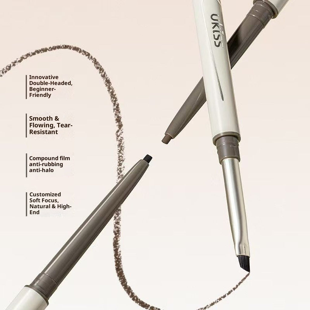UKISS Dual-Ended Blade Brush waterproof pencil Eyeliner Gel Pen - RV Cosmetics