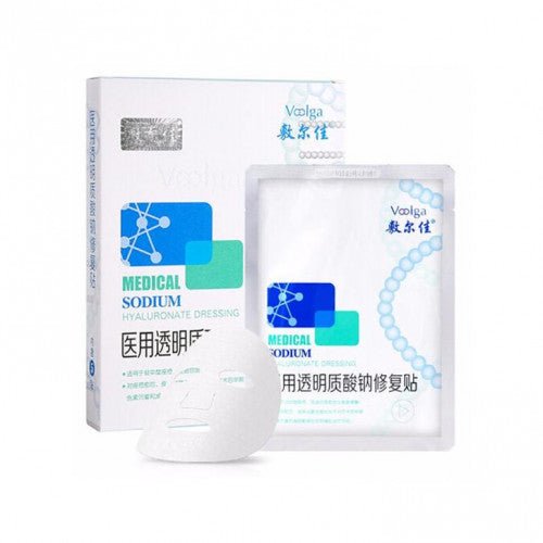 VOOLGA Medical Sodium Hyaluronate Dressing Repair White Facial Mask - RV Cosmetics