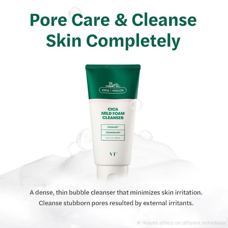 VT Cica Mild Foam Cleanser 300ml - RV Cosmetics